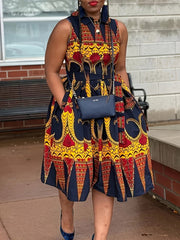 Get the best of both worlds with our Printed Color Clash Dresses. Versatile and stylish, perfect for casual or resort wear.
