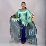 Fashion africa clothing Boubou Women's Dress Luxurious African Fabric with Embroidery Decoration Women's Clothing - Free Delivery Worldwide only at Flexi Africa