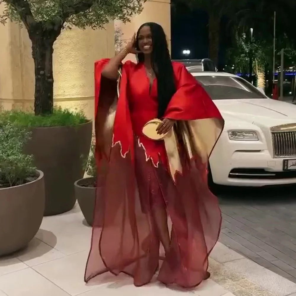 Fashion africa clothing Boubou Women's Dress Luxurious African Fabric with Embroidery Decoration Women's Clothing - Free Delivery Worldwide only at Flexi Africa