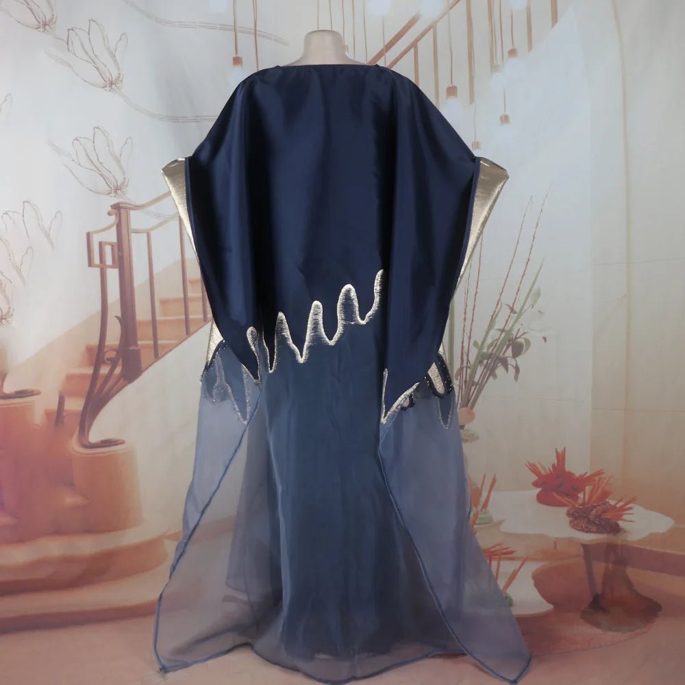 Fashion africa clothing Boubou Women's Dress Luxurious African Fabric with Embroidery Decoration Women's Clothing - Free Delivery Worldwide only at Flexi Africa