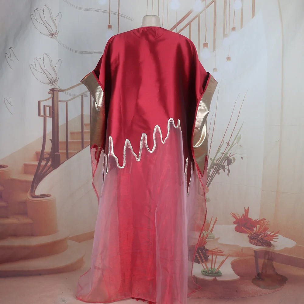 Fashion africa clothing Boubou Women's Dress Luxurious African Fabric with Embroidery Decoration Women's Clothing - Free Delivery Worldwide only at Flexi Africa