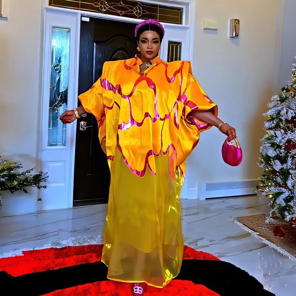 Fashion african dresses for women elegant luxury turkey woman dresses Two - piece set african dress woman - Free Delivery Worldwide only at Flexi Africa