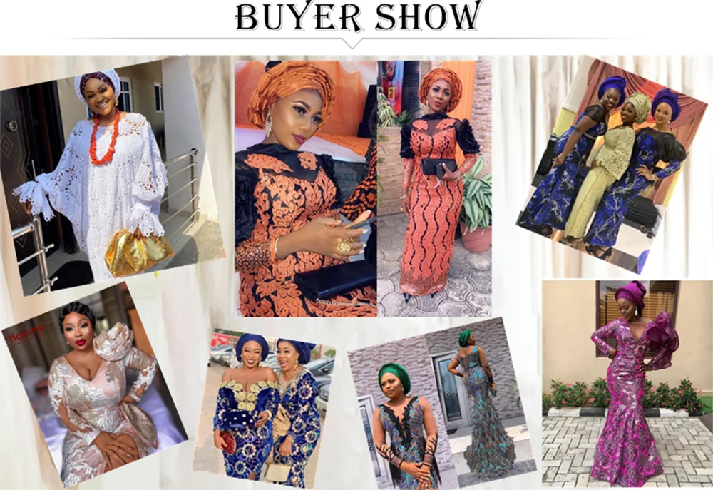 Flower Fabric Nigerian African Fabric for Couture Sewing – Wedding, Evening & Prom Dress - Free Delivery Worldwide