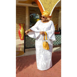 H&D African Dresses For Women Bazin Riche Tradition Embroidery Dress Lady Ankara Robe Clothes Party Gowns Skirt - Free Delivery Worldwide only at Flexi Africa