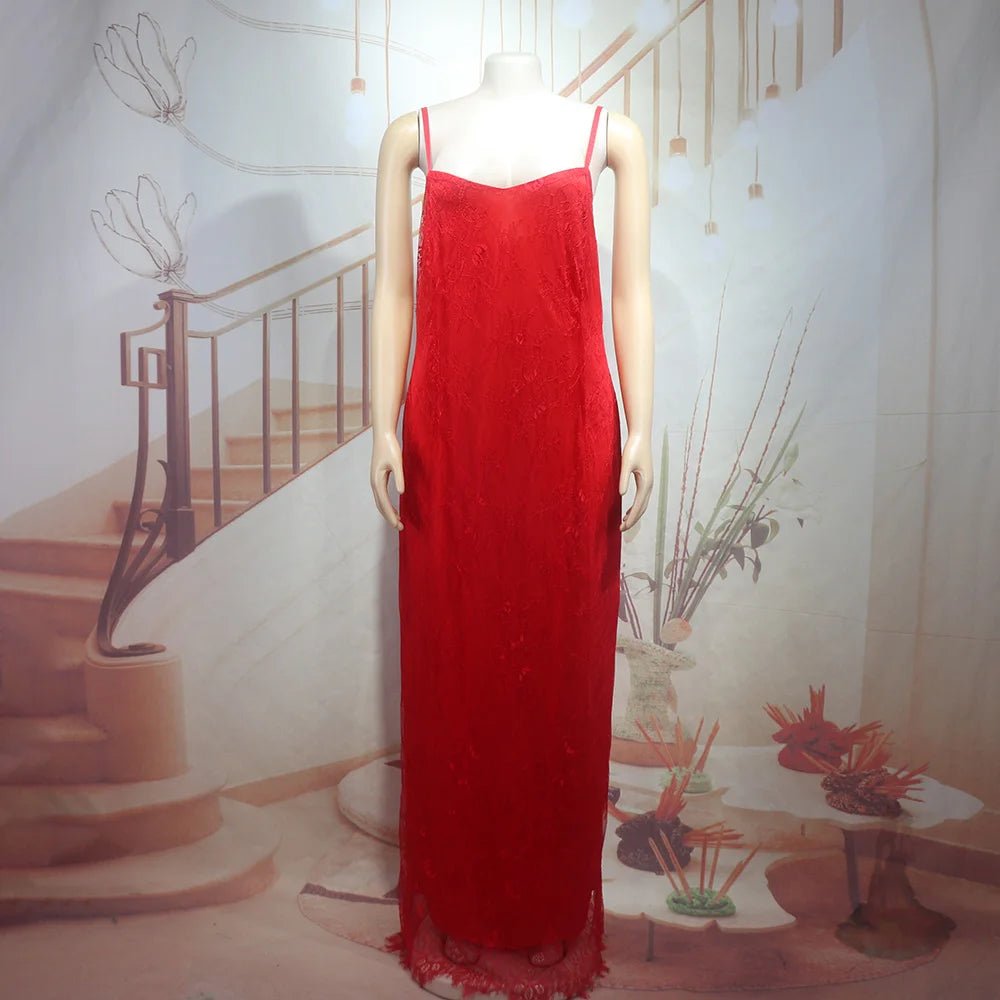 Luxurious african dresses for woman party Two - piece dress with lace lingerie set african dresses for woman 2025 african dresses - Free Delivery Worldwide only at Flexi Africa