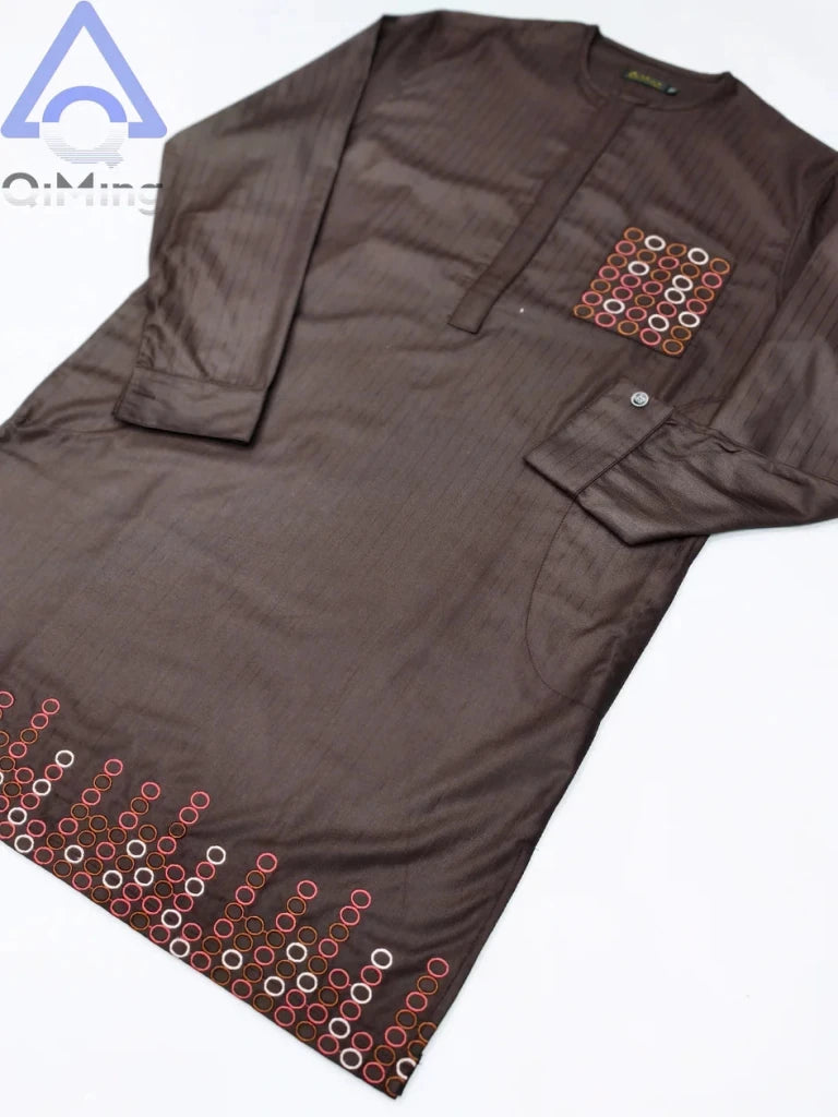 Buy Men’s African Boubou & Arabic Kandura – Luxury Moroccan-Inspired Islamic Prayer Outfit for only $41.67 at Flexi Africa!