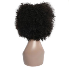 Natural Black Afro Kinky Curly Wig: Short Pixie Style for Black Women - Flexi Africa - Flexi Africa offers Free Delivery Worldwide - Vibrant African traditional clothing showcasing bold prints and intricate designs