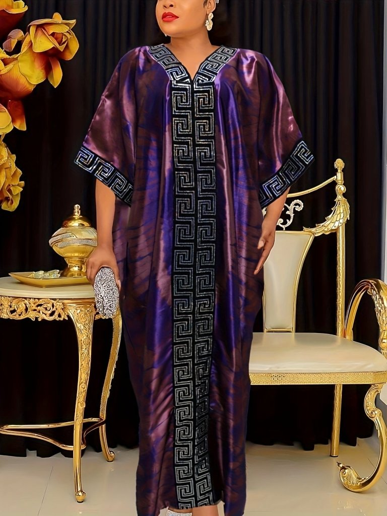 New Sequin Fashion Abayas Boubou Dashiki Ankara Outfits Evening Gown Dubai Kaftan Abaya Robe Outfits Loose Dresses for Women - Free Delivery Worldwide only at Flexi Africa