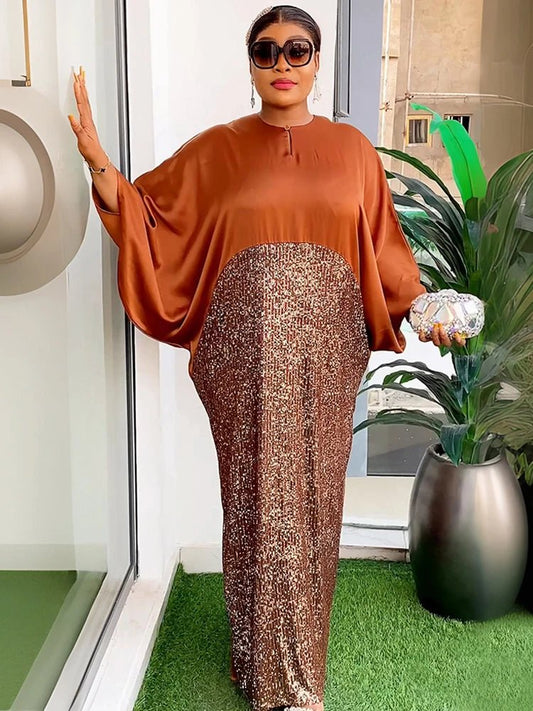 Plus Size Long Dresses For Women African Traditional Party Evening Gowns Luxury Africa Clothing Loose - Free Delivery Worldwide only at Flexi Africa