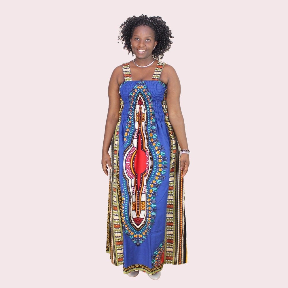 Sexy Backless Dress Summer Dashiki Casual Sundress Beach Women - Flexi Africa - Free Delivery Worldwide - FREE POST