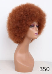 Short Afro Wigs Black Hair for Women Short Kinky Curly Wigs With Bangs - Free Delivery Worldwide only at Flexi Africa