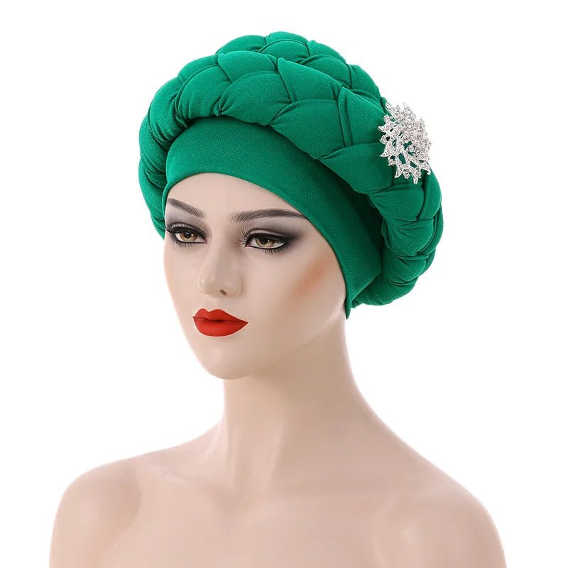 Stylish Auto Gele Bonnet Hat: Elevate Your Look with Nigerian Headwear for Women - Flexi Africa - FREE INTERNATIONAL POST