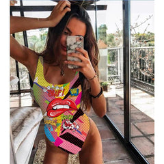 Stylish Bandage Monokini: Push-Up 1PC Swimsuit for Women, Perfect for Summer SwimweaR - Flexi Africa - Free Delivery