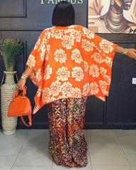 Get ready for your next vacation with this 2PC African Print Dress and Pant Set! Dashiki available at Flexi Africa for $30.86