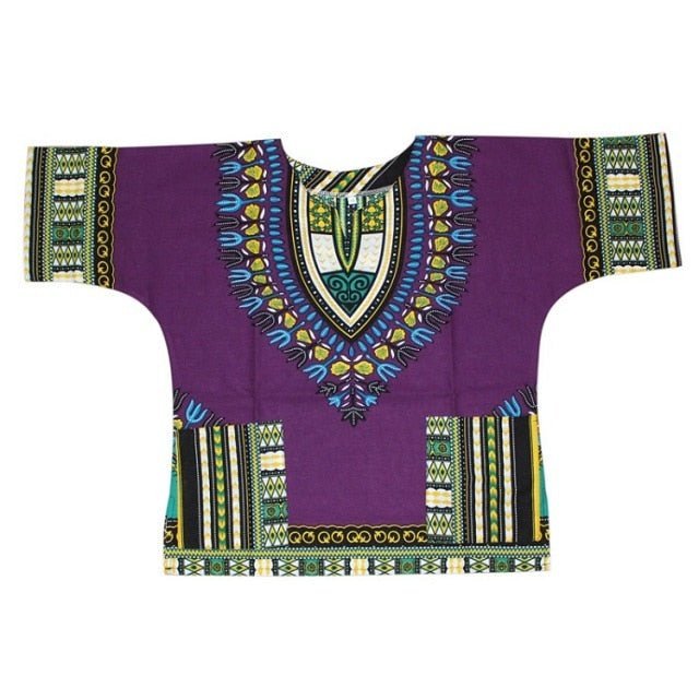 Unisex Stylish and Comfortable Dashiki Dress - Traditional African Clothing Children in Soft Cotton Fabric - Free Delivery