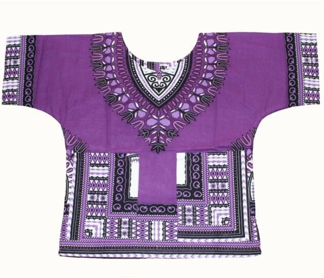 Unisex Stylish and Comfortable Dashiki Dress - Traditional African Clothing Children in Soft Cotton Fabric - Free Delivery