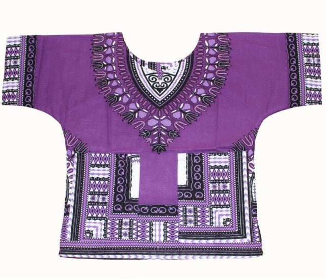 Vibrant Traditional African Print Dashiki T-shirts: Stylish Fashion Designs for Kids - Flexi Africa - Free Delivery Worldwide