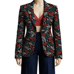 Women’s African Couture Blazer Jacket – Ankara Print Colorful Short Coat for Wedding & Party - Free Delivery Worldwide only at Flexi Africa